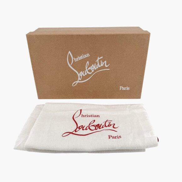 Christian Louboutin Arpoador Navy Drawstring Sneakers Size 39.5 US 9.5 Women's - Picture 2 of 16